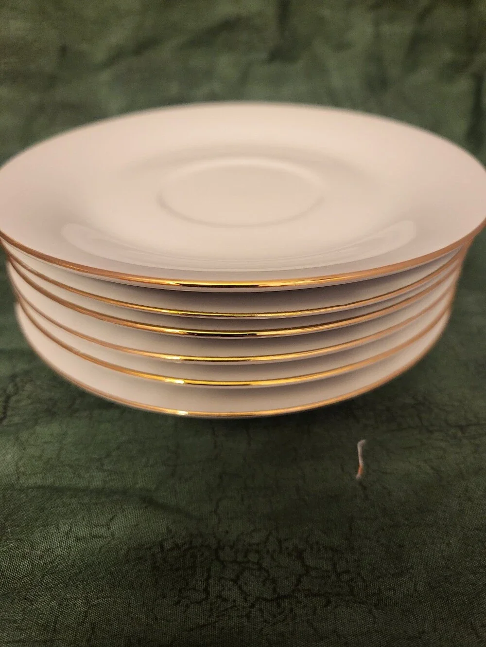 Seagull Fine China - Set of 6 White With Gold Trim